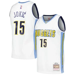 Nikola Jokic Denver Nuggets 2016/17 Throwback Swingman Jersey Gracieux White - Stock limité - Commandez vite votre maillot exclusif