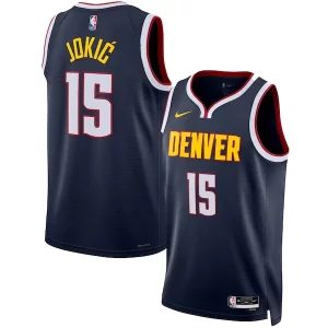 Nikola Jokic Denver Nuggets Nike Unisex Swingman Splendide Jersey Icon Edition Navy - Maillot de championnat - Revivez les victoires glorieuses