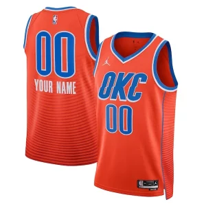 Oklahoma City Gracieux Thunder Jordan Brand Unisex 2022/23 Swingman Custom Jersey Statement Edition Orange - Événement exclusif - Soyez l'un des premiers à avoir ce maillot