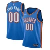 Oklahoma City Thunder Nike Unisex Swingman Custom Jersey Blue Tendance Icon Edition - Collectionner ce maillot rare - Augmentez la valeur de votre collection