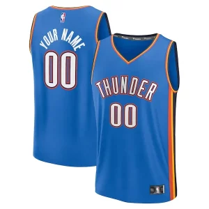 Oklahoma City Thunder Fast Stylish Break Custom Replica Jersey Icon Edition Blue - Idéal pour les collectionneurs - Qualité premium garantie