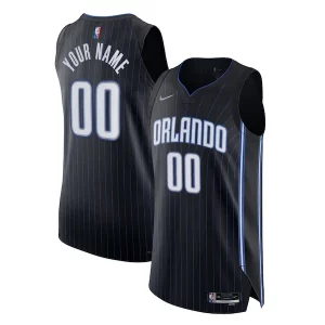 Orlando Magic Nike 2021/22 Diamond Luxueux Authentic Custom Jersey Icon Edition Black - Pour les matchs d'athlétisme - Restez frais et confortable