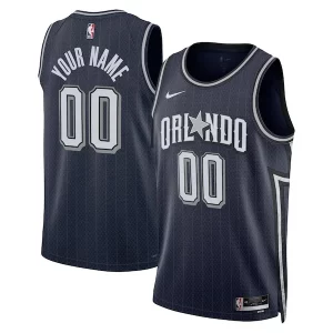 Orlando Magic Nike Unisex 2023/24 Custom Admirable Swingman Jersey Navy City Edition - Édition commemorative - Souvenez-vous des moments inoubliables