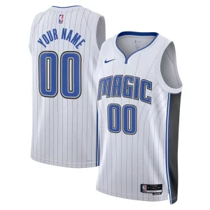 Orlando Magic Nike Unisex Swingman Custom Jersey Éclatant White Association Edition - Garantie satisfaction - Si vous n'êtes pas satisfait