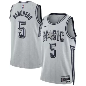 Paolo Banchero Orlando Magic Nike Unisex 2024/25 Swingman Authentique Player Jersey City Edition Silver - Design innovant - Écarte-vous du commun des mortels