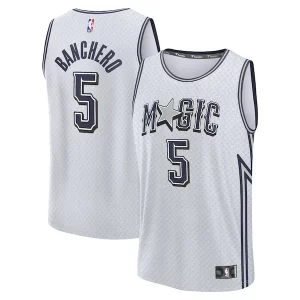 Paolo Banchero Orlando Magic Youth 2024/25 Fast Authentique Break Player Jersey City Edition Silver - Événement exclusif - Soyez l'un des premiers à avoir ce maillot