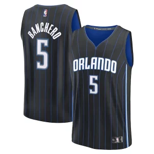 Paolo Banchero Orlando Magic Confortable Youth Fast Break Replica Player Jersey Icon Edition Black - Offre spéciale - Achetez maintenant et économisez