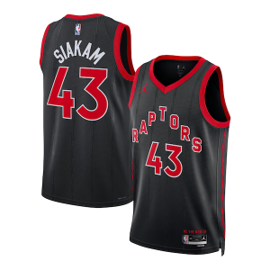 Pascal Siakam Toronto Raptors Premium Jordan Brand Unisex Swingman Jersey Statement Edition Black - Fait à la main - Un produit unique et de qualité