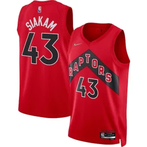 Pascal Siakam Toronto Raptors Nike 2021/22 Diamond Swingman Jersey Distingué Icon Edition Red - Maillot authentique - Reproduit avec soin