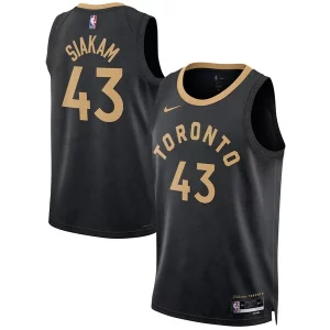 Pascal Siakam Toronto Raptors Nike Unisex 2022/23 Swingman Jersey City Splendide Edition Black - Confort et style combinés - Pour un look exceptionnel