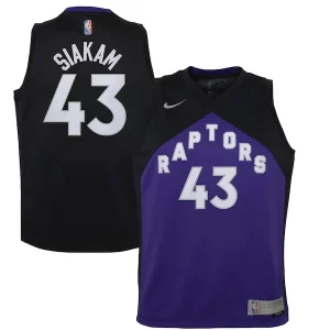 Pascal Siakam Toronto Raptors Nike Youth 2020/21 Swingman Player Commémoratif Jersey Black/Purple Earned Edition - Giftez-le à un fan dévoué - Livraison en temps pour les fêtes