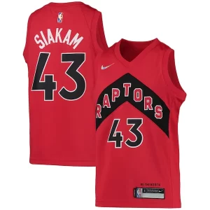 Pascal Siakam Toronto Raptors Nike Youth 2021/22 Diamond Swingman Confortable Jersey Icon Edition Red - Maillot de marque reconnue - Faites confiance à la qualité