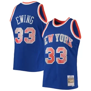 Patrick Ewing New York Knicks 1991/92 Hardwood Classics NBA 75th Anniversary Diamond Swingman Jersey Prime Blue - Idéal pour les collectionneurs - Qualité premium garantie