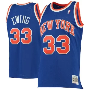 Patrick Ewing New York Knicks 1991/92 Hardwood Classics Swingman Jersey Blue Éclatant - Style contemporain - Restez à la mode avec ce maillot