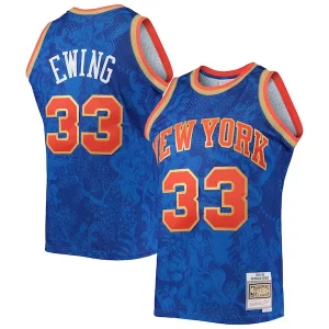 Patrick Ewing New York Knicks Hardwood Refiné Classics 1991/92 Lunar New Year Swingman Jersey Blue - Dernières unités - Ne manquez pas cette opportunité