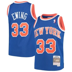 Patrick Ewing New York Knicks Youth Hardwood Prime Classics Swingman Throwback Jersey Blue - Pour les amateurs de basketball passionnés - Livraison rapide
