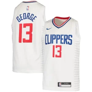Paul George LA Clippers Nike Youth 2020/21 Swingman Jersey Gracieux Association Edition White - Dernières unités - Ne manquez pas cette opportunité