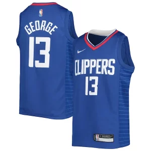 Paul George LA Clippers Nike Youth 2021/22 Diamond Tendance Swingman Jersey Icon Edition Royal - Giftez-le à un fan dévoué - Livraison en temps pour les fêtes