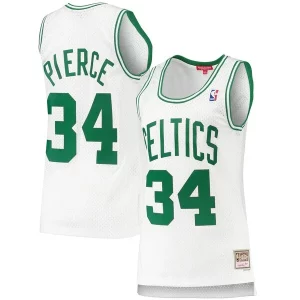 Paul Exclusif Pierce Boston Celtics Women's 2007/08 Hardwood Classics Swingman Jersey White - Maillot de qualité supérieure - Durable et résistant