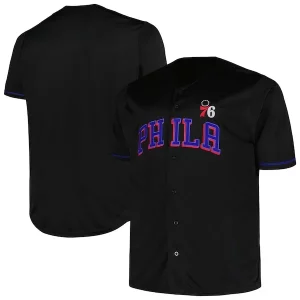 Philadelphia 76ers Profile Big & Classique Tall Pop Jersey Black - Style contemporain - Restez à la mode avec ce maillot