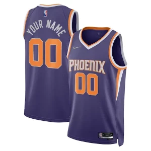Phoenix Authentique Suns Nike 2021/22 Diamond Swingman Custom Jersey Icon Edition Purple - Édition limitée - Uniques dans leur genre