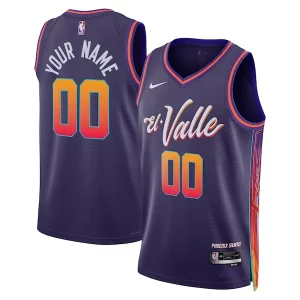 Phoenix Suns Nike Unisex 2023/24 Custom Swingman Jersey Purple City Haut de gamme Edition - Style contemporain - Restez à la mode avec ce maillot