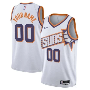 Phoenix Suns Nike Unisex Swingman Custom Jersey White Association Dashing Edition - Pour les amateurs de basketball passionnés - Livraison rapide
