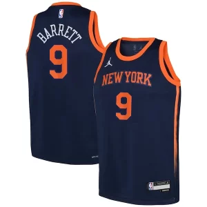 RJ Barrett New York Knicks Jordan Brand Youth Swingman Jersey Magnifique Statement Navy - Promotion limitée - Profitez de la réduction avant qu'elle ne soit terminée