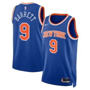 RJ Barrett New York Knicks Nike Commémoratif Unisex Swingman Jersey Icon Edition Blue - Fait à la main - Un produit unique et de qualité