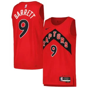 RJ Unique Barrett Toronto Raptors Nike Unisex Swingman Player Jersey Icon Edition Red - Pour les matchs d'athlétisme - Restez frais et confortable