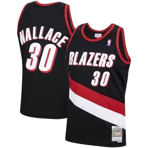 Rasheed Wallace Portland Splendide Trail Blazers 1999/00 Hardwood Classics Swingman Jersey Black - Style contemporain - Restez à la mode avec ce maillot