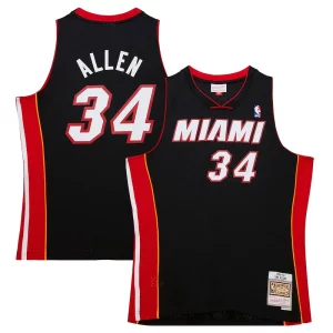 Ray Allen Miami Exclusif Heat Hardwood Classics Swingman Jersey Black - Événement exclusif - Soyez l'un des premiers à avoir ce maillot