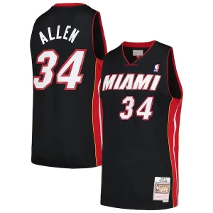 Ray Luxueux Allen Miami Heat 2012/13 Hardwood Classics Swingman Jersey Black - Maillot de collection - Un bijou pour les amateurs