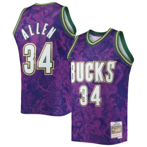 Ray Allen Milwaukee Élégant Bucks Hardwood Classics 2000/01 Lunar New Year Swingman Jersey Purple - Offre spéciale - Achetez maintenant et économisez