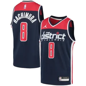 Rui Hachimura Washington Wizards Jordan Brand Youth 2020/21 Captivant Swingman Player Jersey Statement Edition Navy - Style contemporain - Restez à la mode avec ce maillot