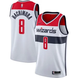 Rui Hachimura Exclusif Washington Wizards Nike 2020/21 Swingman Jersey White Association Edition - Confort et style combinés - Pour un look exceptionnel