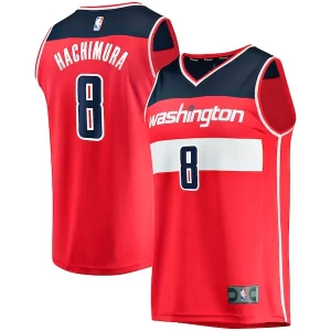 Rui Hachimura Washington Wizards Replica Fast Break Jersey Red Icon Unique Edition - Style contemporain - Restez à la mode avec ce maillot