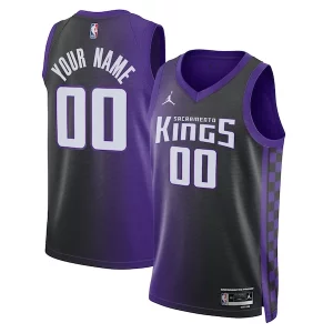 Sacramento Confortable Kings Jordan Brand Unisex Swingman Custom Jersey Statement Edition Purple - Pour les amateurs de basketball passionnés - Livraison rapide