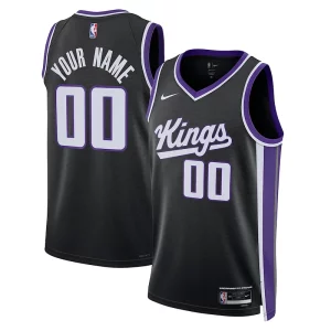 Sacramento Kings Nike Unisex Swingman Custom Jersey Icon Edition Moderne Black - Maillot de collection - Un bijou pour les amateurs