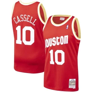 Sam Cassell Exquisite Houston Rockets 1993/94 Hardwood Classics Swingman Jersey Red - Vêtement de fan emblématique - Montrez votre amour pour l'équipe