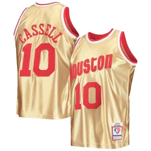 Sam Cassell Houston Rockets 75th Anniversary 1993/94 Élégant Hardwood Classics Swingman Jersey Gold - Dernières unités - Ne manquez pas cette opportunité