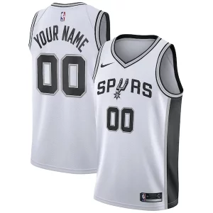 San Antonio Spurs Nike Exclusif Custom Swingman Jersey White Association Edition - Pour les amateurs de basketball passionnés - Livraison rapide