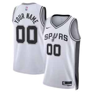 San Antonio Spurs Nike Unisex Swingman Custom Jersey White Association Exclusif Edition - Design innovant - Écarte-vous du commun des mortels