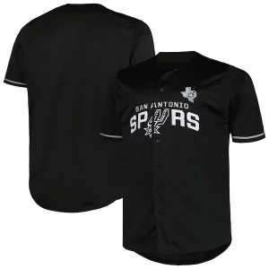 San Antonio Spurs Profile Big & Tall Vibrant Pop Jersey Black - Livraison gratuite - Économisez sur les frais d'expédition