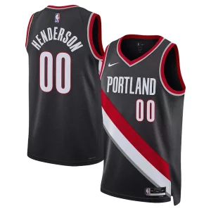 Scoot Henderson Portland Trail Blazers Nike Unisex 2023 NBA Draft Swingman Exclusif Jersey Icon Edition Black - Offre d'achat groupé - Achetez avec vos amis et économisez