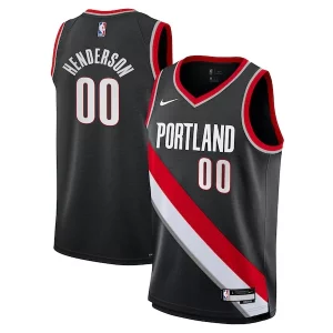 Scoot Henderson Portland Trail Blazers Nike Youth Swingman Jersey Icon Edition Black Stylish - Dernières unités - Ne manquez pas cette opportunité