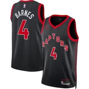 Scottie Barnes Toronto Raptors Jordan Élégant Brand Unisex Swingman Jersey Statement Edition Black - Giftez-le à un fan dévoué - Livraison en temps pour les fêtes