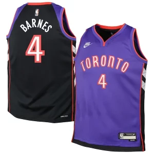 Scottie Barnes Toronto Raptors Nike Youth 2024/25 Swingman Dashing Jersey Purple Classic Edition - Maillot de qualité supérieure - Durable et résistant
