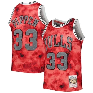 Scottie Pippen Chicago Bulls 1997/98 Galaxy Éclatant Swingman Jersey Red - Édition commemorative - Souvenez-vous des moments inoubliables