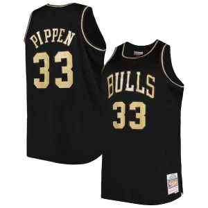 Scottie Pippen Chicago Bulls Big & Tall Hardwood Confortable Classics 1997/98 Swingman Jersey Black - Garantie satisfaction - Si vous n'êtes pas satisfait